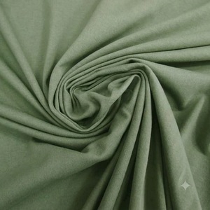 Cotton Single Jersey Fabric 160/180/220 GSM Cream Solid Jersey Fabric Medium Weight Knitted Polyester Cotton <b>Blend</b> Plain Style - Product Image 2