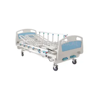 Kangshen SK005-2 mevcut 7 gün 5 fonksiyonları elektrikli ucuz Icu katlanır Metal hastane yatağı hasta için kullanılan