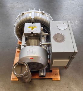 Triphasé 220V/380V/415V 7.5kw anneau d'air pompe à vide pompe de ventilateur canal latéral ventilateurs convertisseur de fréquence - Product Image 5