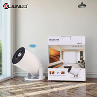Mini projecteur intelligent portable HY300Pro+ 170 ANSI Lumens, 720P natif, décodage 4K, 110'' Android 14, correction trapézoïdale automatique, WiFi 6, BT 5.4, courte focale 0.8:1