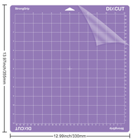 Estera de corte de 12x12 pulgadas para máquina Plotter, esteras de corte adhesivas de vinilo, paquete de 3