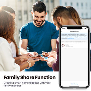 Xzj ตัวควบคุมมอเตอร์อัตโนมัติทำงาน AC 110V/220V ไม่จำเป็นต้องใช้ฮับติดตั้งง่ายแบบ DIY โมดูลสวิตช์อัจฉริยะ1ช่อง - Product Image 2
