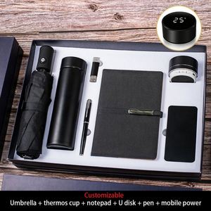 Set de Regalo Ejecutivo Promocional para Empresas, con Cuaderno, Paraguas Automático y Bolígrafo de Firma, Artículos de Regalo para Eventos - Product Image 4