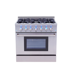 Heavy Duty Bắc Mỹ Series 36 Inch Lý Tưởng Bếp Gas Lò Với 6 Top Burner - Product Image 5