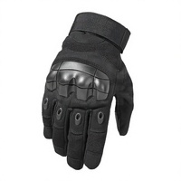 Gants anti-choc à doigts entiers, protection de la paume en PU, sangle de poignet réglable, activités de plein air, unisexe, résistants à l'usure
