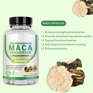 Cung cấp sỉ thực phẩm bổ sung tăng cường năng lượng tự nhiên thuần chay, thương hiệu riêng bán chạy nhất, bổ sung mạnh mẽ dành riêng cho nam giới, viên nang Maca - Product Image 4