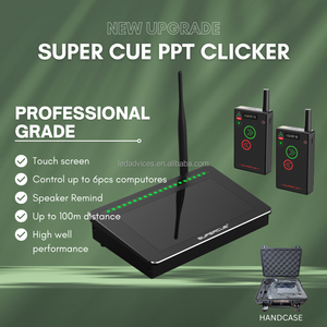 Commutateur PPT professionnel Super Cue 100m avec affichage de la minuterie, anti-interférence, pour conférences longue distance et lancement de produits - Product Image 2