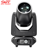 Projecteur à faisceau mobile Sharpy 295 avec lumière auxiliaire, lentille HD 128 mm, 13 couleurs, 14 gobos, effet frost linéaire, fonction stroboscopique pour l'équipement de théâtre