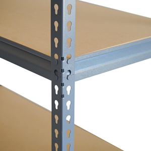 5 Tiers מתכוונן כבד Boltless מדפי מוסך מתכת מדפי יחידה עצבים אחסון - Product Image 4