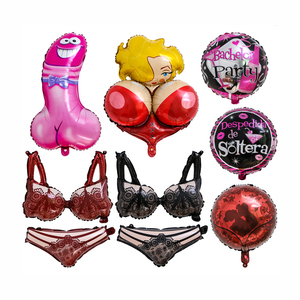 Grand ballon en aluminium Willy enterrement de vie de jeune fille décoration pénis seins forme ballons mariée à être Globos ballons valentine - Product Image 1