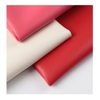 Tissu en cuir synthétique PVC PU écologique personnalisé de 0,8 mm pour canapé et mobilier