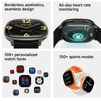 Montre connectée ultra-fine pour homme et femme, écran AMOLED, étanche, appels Bluetooth, surveillance de la fréquence cardiaque, suivi de la santé