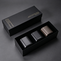 Maßgefertigtes 3er-Pack Luxus Private Label Natürliche Sojawachs Glas-Duftkerzen Geschenkset Wohndekor Souvenirs Geschenk Aromatische Kerzen