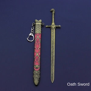 <span class=keywords><strong>Porte</strong></span>-clés Modèle en Alliage Épée Longue Griffe de Serment Aiguille à Coudre, Accessoire <span class=keywords><strong>Game</strong></span> <span class=keywords><strong>of</strong></span> Thrones - Product Image 4