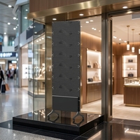 Écran publicitaire LED mobile d'intérieur P1.25 1mx2m de qualité supérieure avec roues verrouillables pour événements de lancement de marque