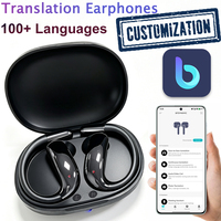 Auriculares Traductores en Tiempo Real YYK-Q20 con Más de 100 Idiomas, Grabación de Reuniones y Traducción de Fotos para Viajes, Negocios y Conferencias