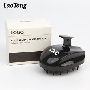 Brosse de massage du cuir chevelu en silicone souple pour <span class=keywords><strong>la</strong></span> maison vente en gros tête à gratter cuir chevelu propre masseur de cuir chevelu salon évent coussin shampooing cheveux - Product Image 1