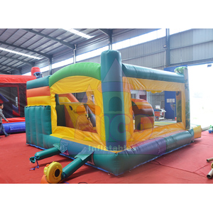 <span class=keywords><strong>Casa</strong></span> de Brinco Inflable de PVC para Jardín, <span class=keywords><strong>Parque</strong></span> o Área de Juegos, con Tobogán, Certificación CE, Garantía de 3 Años, Capacidad de 300-500 kg - Product Image 4
