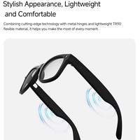 Lunettes Intelligentes AI Mt5 de Style Marque Haut de Gamme, Fournisseur Vérifié, Photochromiques IPX-5, Caméra 8MP avec Boîtier de Charge