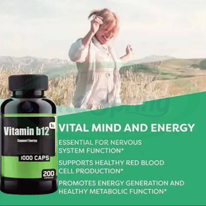 Vitaspring vitamin bổ sung <span class=keywords><strong>B12</strong></span> methylcobalamin <span class=keywords><strong>B12</strong></span> 5000 mcg Hữu Cơ Vitamin <span class=keywords><strong>B12</strong></span> viên nang - Product Image 3