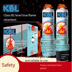 Adhésif en mousse ignifuge de niveau B1, agent d'étanchéité ignifuge, <span class=keywords><strong>isolation</strong></span> <span class=keywords><strong>thermique</strong></span>, résistant aux hautes températures, revêtement de train f - Product Image 1