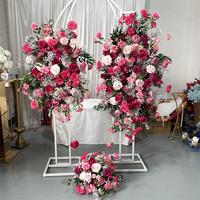 IFG Nouveautés Arrivées Arche de Fleurs Rose Bonbon pour Décoration de Mariage et de Fête