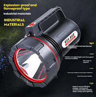 Lampe torche LED en alliage d'aluminium anti-explosion IP65 étanche, rechargeable par USB, 2000LM super lumineuse, portée longue distance 9999m, réglable