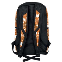 Sac à dos en polyester recyclé style graffiti, écologique, pour les trajets quotidiens écoresponsables, avec poches discrètes