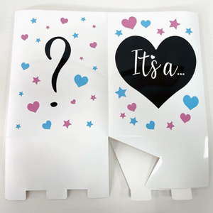 Décorations de fête prénatale DAMAI pour garçon ou fille, boîtes cadeaux surprise, fournitures pour révélation du sexe, cube blanc pour boîte à ballons de devinettes - Product Image 4