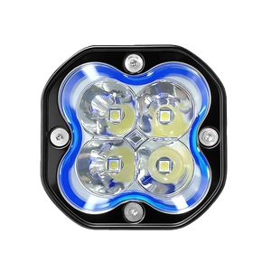 Nuevo Diseño de Faros Delanteros de Aluminio para Motocicleta, Luces de Trabajo LED de 3 Pulgadas y 4 Lentes, Resistentes al Agua, Foco de 40W para Autos, Camiones y Todoterreno - Product Image 3