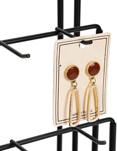 Expositor de Joyería con 30 Ganchos para Vendedores, Soporte para Tarjetas de Pendientes, Pulseras, Collares y Pendientes - Product Image 6