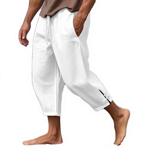 Pantalones Casuales Holgados para Hombre, Diseño Personalizado, de Poliéster, con Cordón Ajustable, Alta Elasticidad, Ecológicos, de Secado Rápido, Transpirables y con Múltiples Bolsillos - Product Image 1