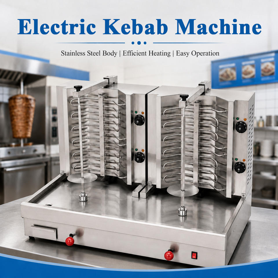 Showerma Machine Commercial Electric Shawarma Machine Stainless Steel Kebab Machine with ...