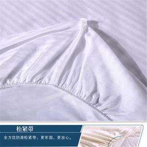 Hospital Three-Piece <strong>Bed</strong> Sets with <strong>Blue</strong> and White Stripe <strong>Cover</strong> Pillow Cases Floral Pattern Cotton Sheet Sets for Home Use - Product Image 6