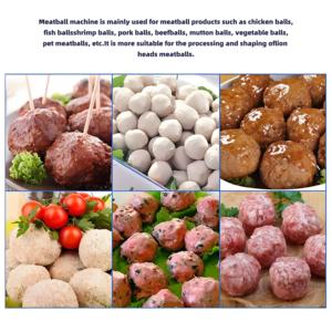 Tự động fishball thịt viên thịt viên tạo thành nhà sản xuất máy làm thương mại hải sản thịt viên máy - Product Image 6