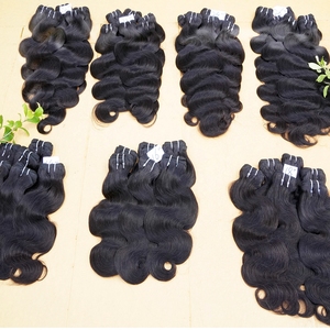 Cabello virgen de grado 12a, recto, doble estiramiento, puro, sin procesar, vendedor camboyano, gran Stock - Product Image 1