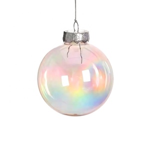 Palline Trasparenti Iridescenti da 6cm/8cm <span class=keywords><strong>per</strong></span> Albero di <span class=keywords><strong>Natale</strong></span>, <span class=keywords><strong>Decorazioni</strong></span> Arcobaleno Riempibili <span class=keywords><strong>per</strong></span> Feste e Matrimoni - Product Image 3