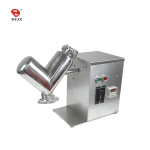 Stainless steel v type herbal dry powder mixer flour spice chili v shape mixing machine