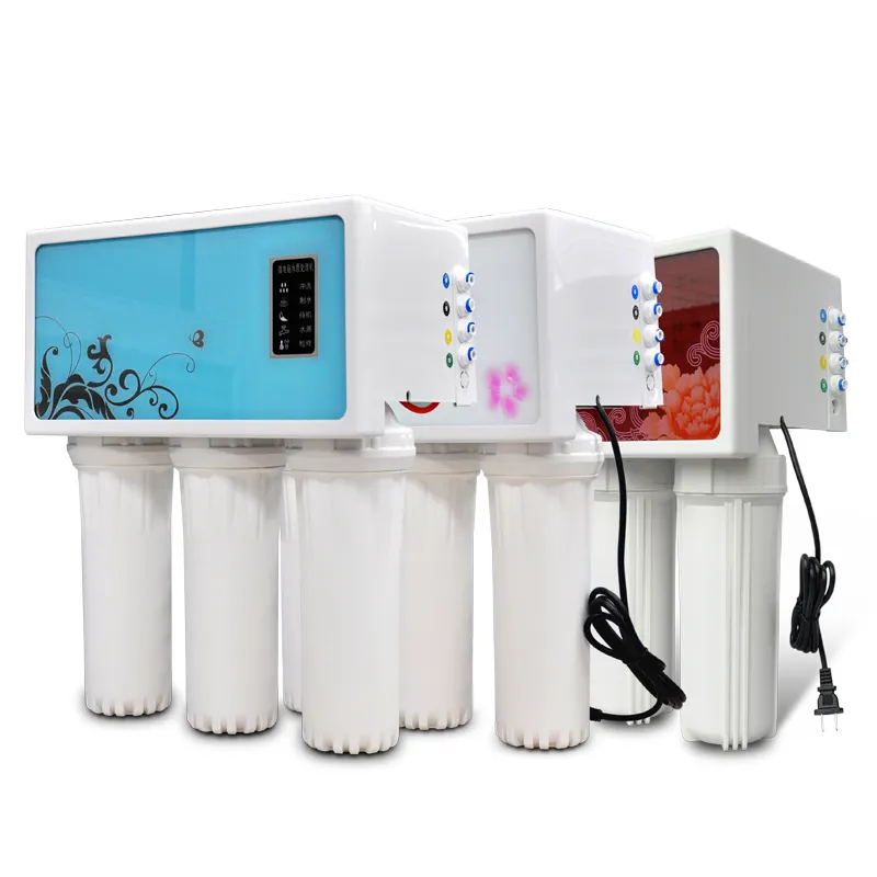 50G filtre systèmes d'eau robinet de cuisine 5 étapes système de filtre à eau par osmose inverse pour la maison