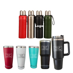 Gobelets isothermes en acier inoxydable personnalisés avec logo personnalisé de 16 oz - Product Image 1