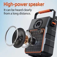 Système de karaoké portable KSN avec écran TV et haut-parleur de 14,1 pouces pour Android, fonction chant KTV pour une utilisation en extérieur et à domicile