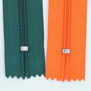 Hehe 4# Closed-end Coil <strong>Zipper</strong> for Garments With Auto-lock Slider Nylon <strong>Zipper</strong> - Product Image 3