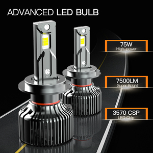 Conpex Chất lượng cao 75 Wát 7500LM faros <span class=keywords><strong>LED</strong></span> HI/lo chùm <span class=keywords><strong>LED</strong></span> xe ánh sáng H7 H11 9006 9007 <span class=keywords><strong>Led</strong></span> Đèn Pha Bóng đèn <span class=keywords><strong>H4</strong></span> 12V <span class=keywords><strong>LED</strong></span> Đèn pha - Product Image 2