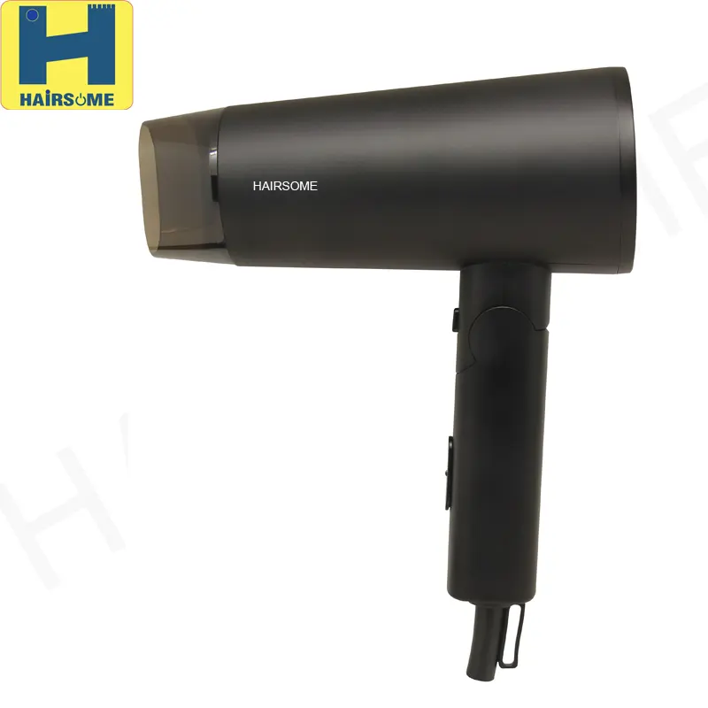 1800W foldable Hair Dryer With 0-1-2 Heat and Speed Settings Cool air mode