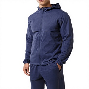 Conception de survêtements d'hiver personnalisés imprimés, légers, à capuche, respirants, en polyester/coton, à manches longues, pour le jogging - Product Image 3