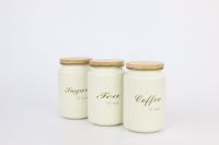 Factory Wholesale Coffee Sugar Tea Storage Jars Food Storage Canister Set Kitchen Tea Coffee Sugar Containers Set
