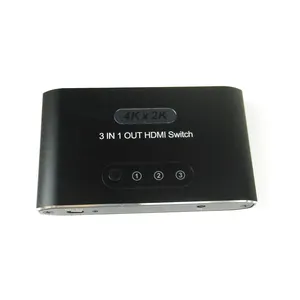 Prozor — répartiteur 3 entrées, 3 Ports, 1 sortie, commutateur HDMI, 4K, 3 entrées, avec télécommande IR