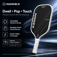 Raquette de pickleball NODEX 18K en fibre de carbone thermoformée, raquette de pickleball professionnelle, vente en gros