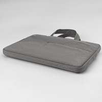 Sacs pour ordinateur portable en RPET recyclé écologique avec poignée portable, sacoche pour ordinateur portable d'affaires imperméable