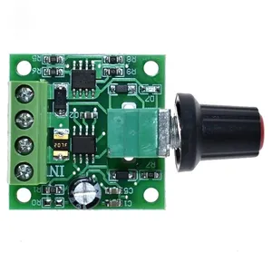 Contrôleur de vitesse de moteur PWM 0-1.8, à basse tension cc, 100% V, 3V, 5V, 6V, 12V, 2a, Module d'entraînement réglable